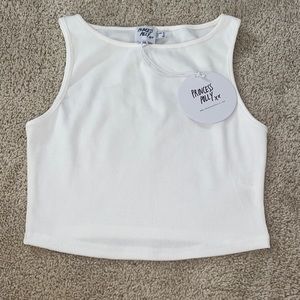 PRINCESS POLLY White tank top Size 6